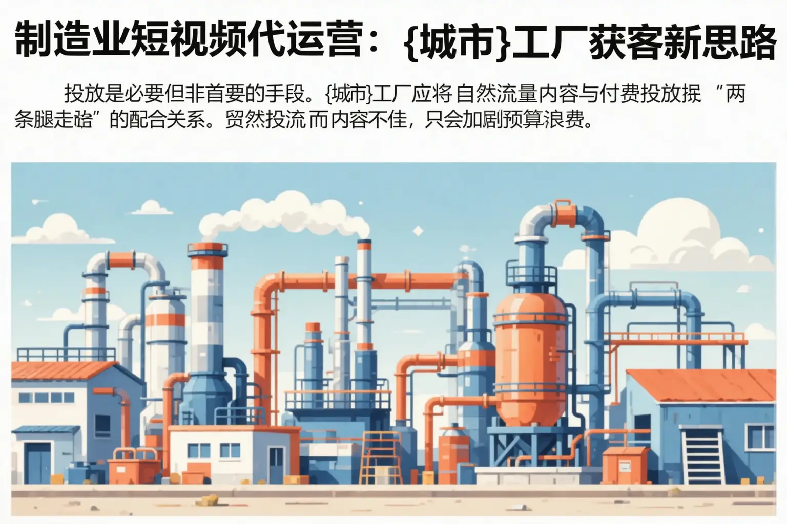 制造业短视频代运营:南海工厂获客新思路
